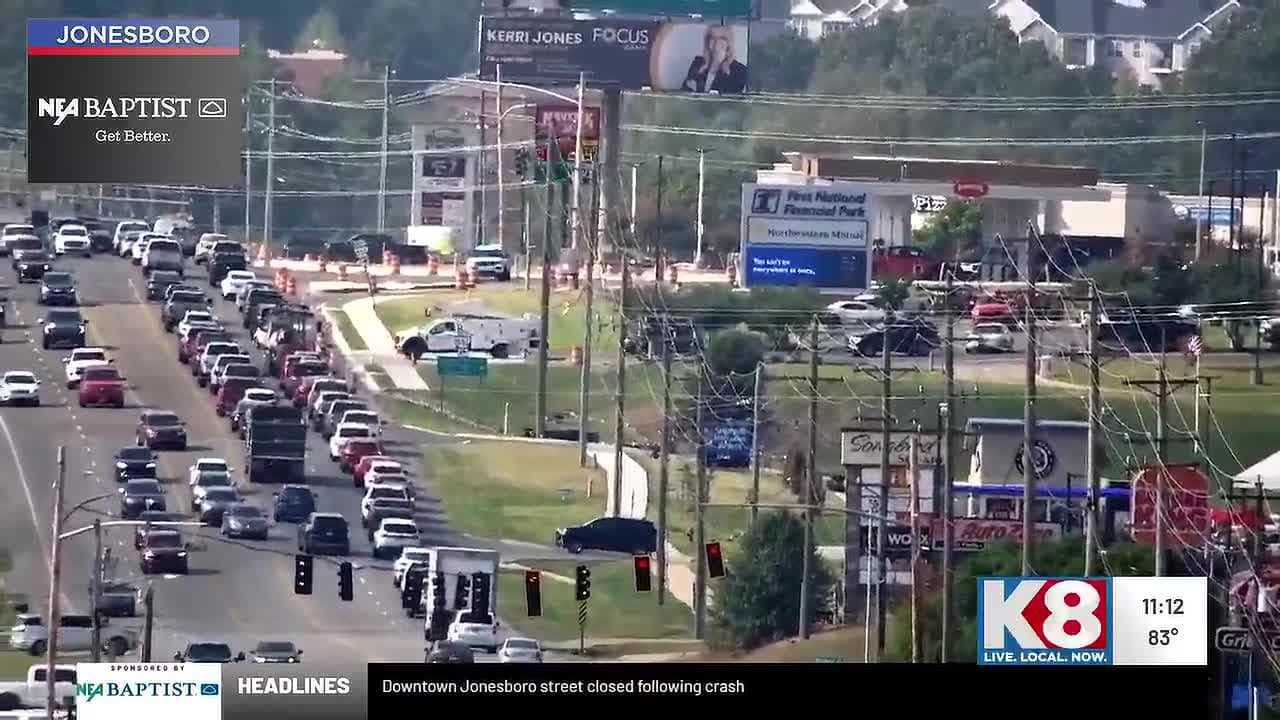 Crash Closes Portion of Old Greensboro Road in Jonesboro