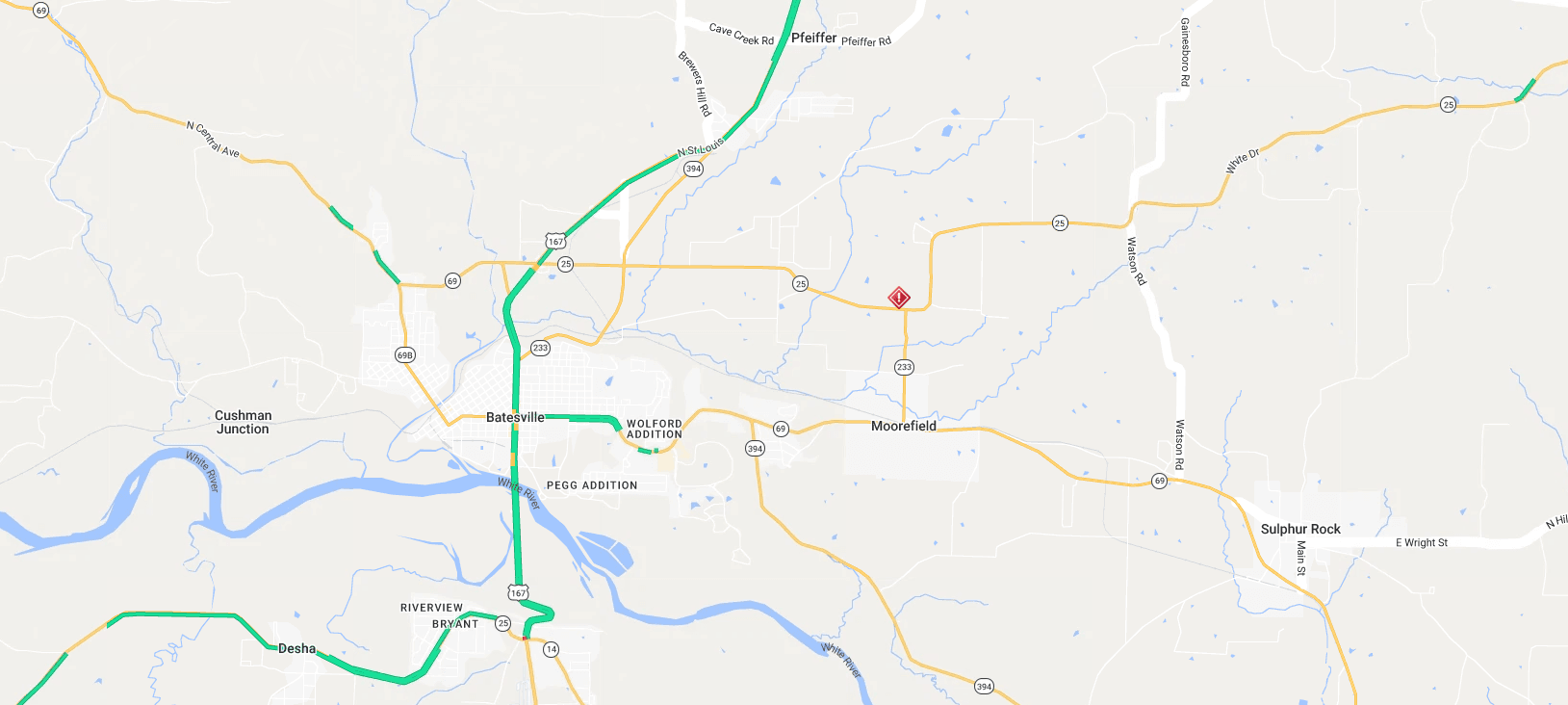Crash Involving Commercial Vehicle Shuts Down Highway 25 in Independence County