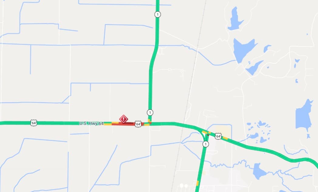 Highway 64 Closed in Cross County After Two-Vehicle Crash