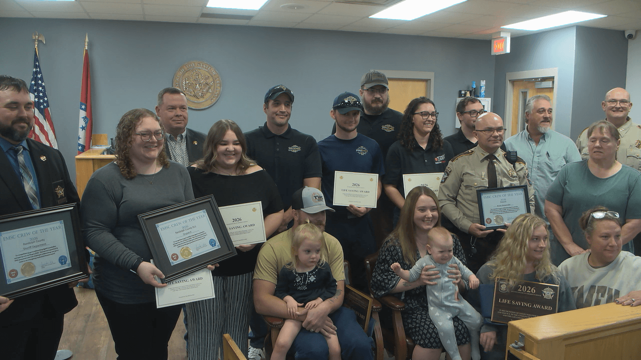 Randolph County First Responders and Family Honored for Saving Toddler’s Life