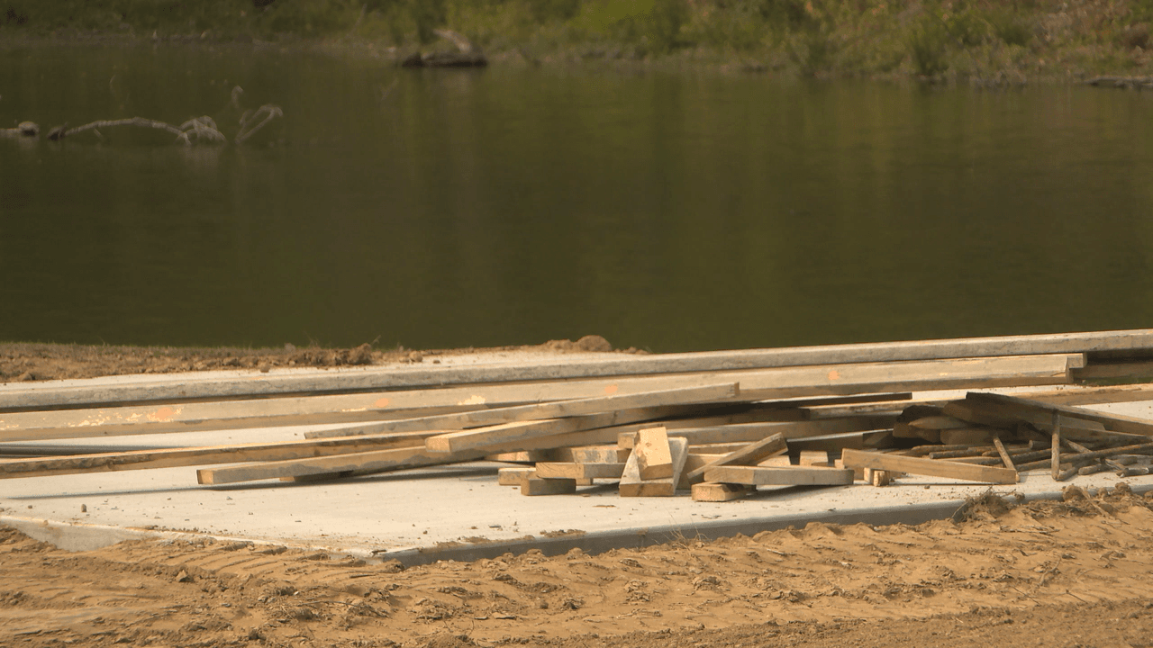 Donation Funds New Gazebos at Baltz Lake in Pocahontas