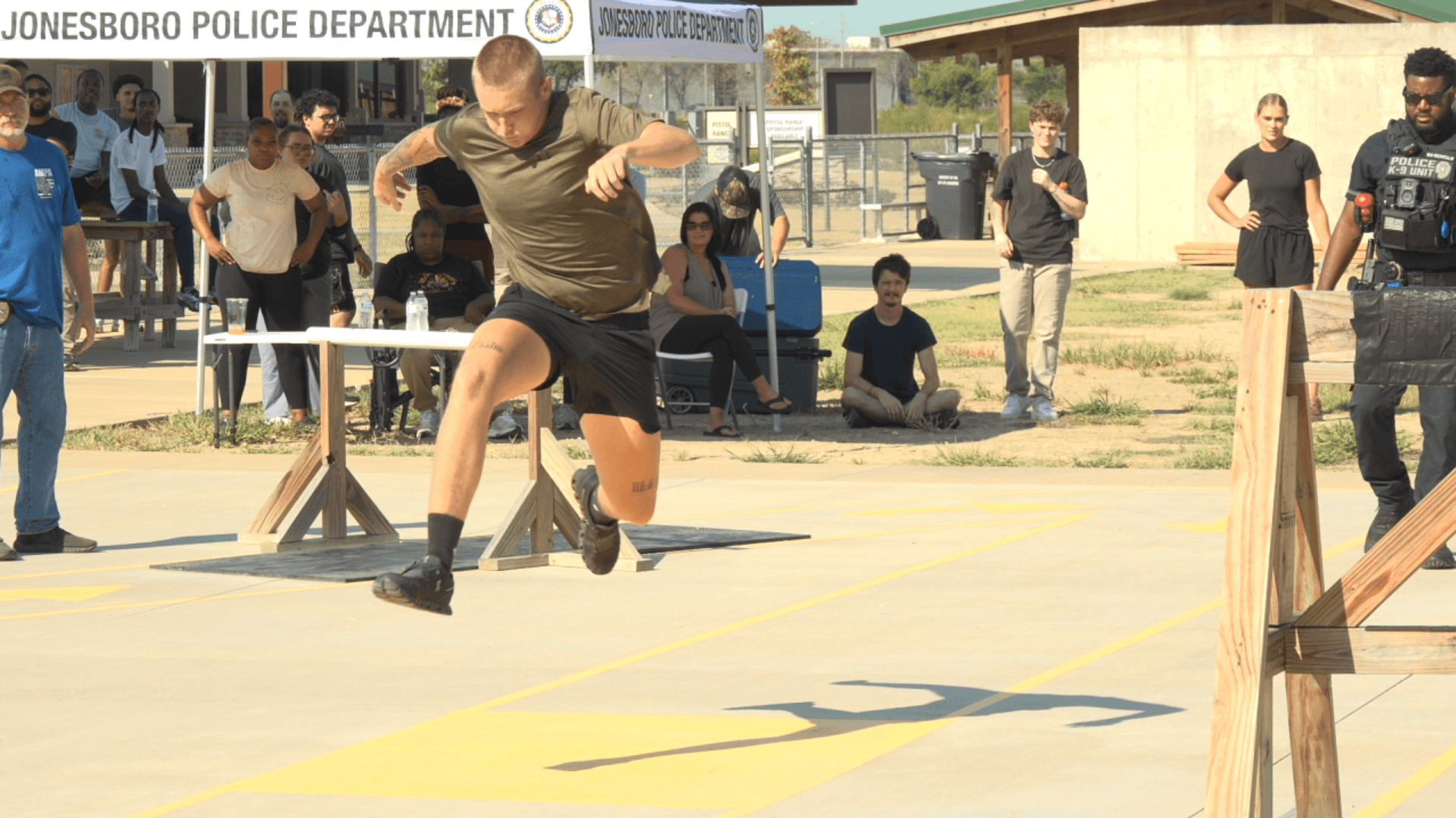 Aspiring Officers Push Limits at Jonesboro Police Tryouts
