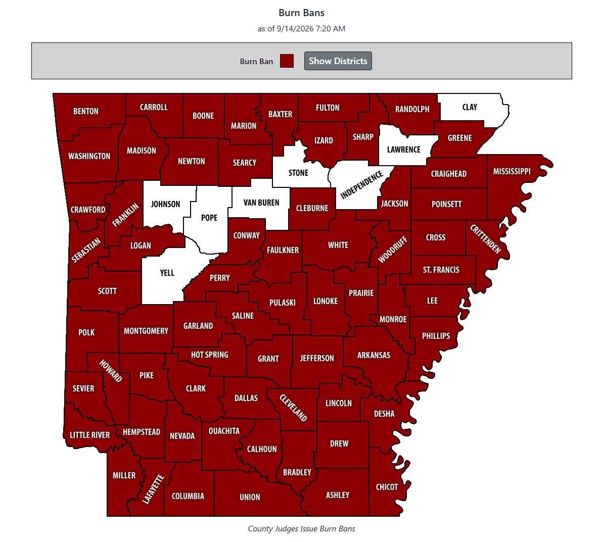 Burn Bans Reinstated as Heat and Dry Conditions Return
