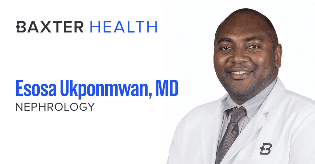 Baxter Health Welcomes New Kidney Specialist to Nephrology Clinic