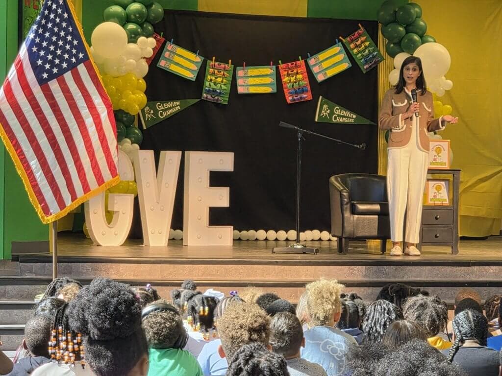 Second Lady Usha Vance Highlights Literacy Efforts at North Little Rock School