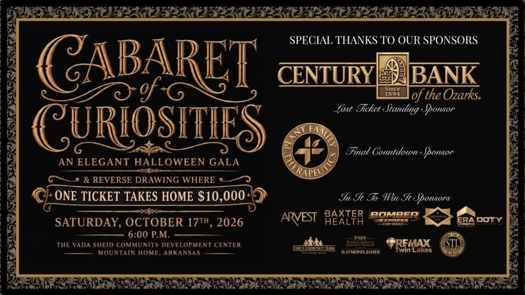 Halloween Gala in Mountain Home to Feature City’s First $10,000 Reverse Drawing