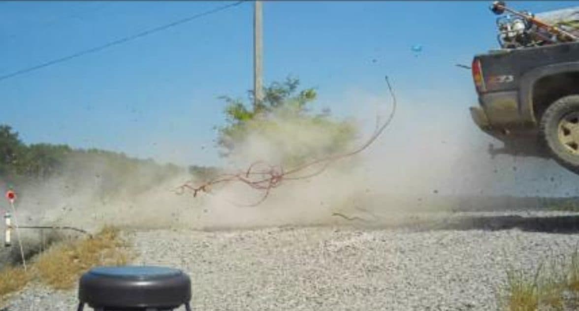 Pickup Goes Airborne During Jackson County Pursuit, Crashes Into Tractor-Trailer