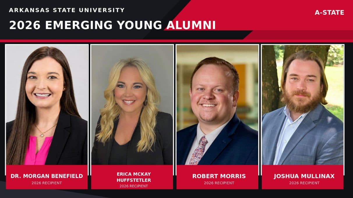 Four A-State Alumni Honored as Emerging Young Leaders