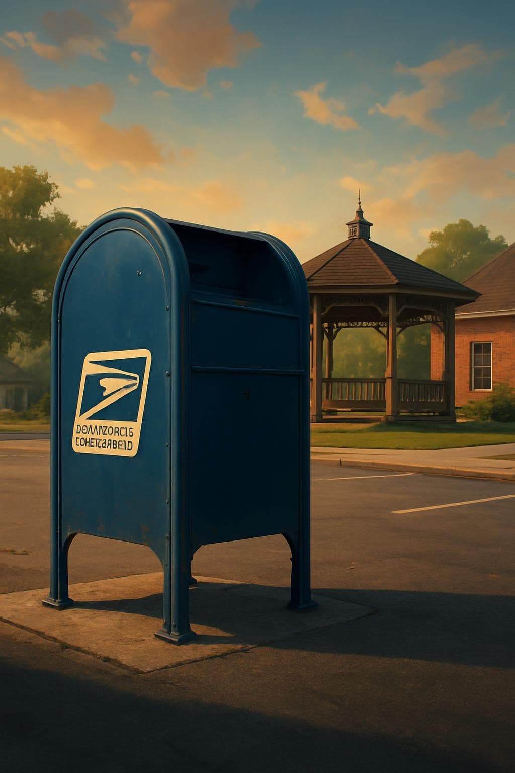 Horseshoe Bend Post Office Mailbox Relocated Across Parking Lot