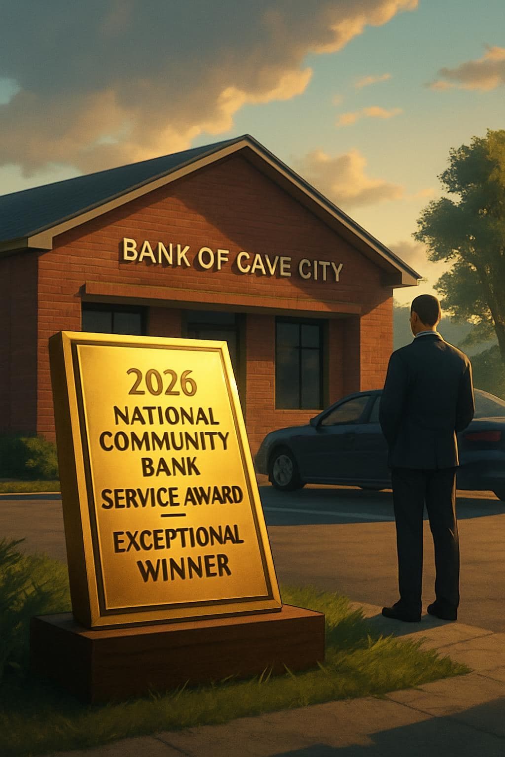 Bank of Cave City Earns National Award for Community Service