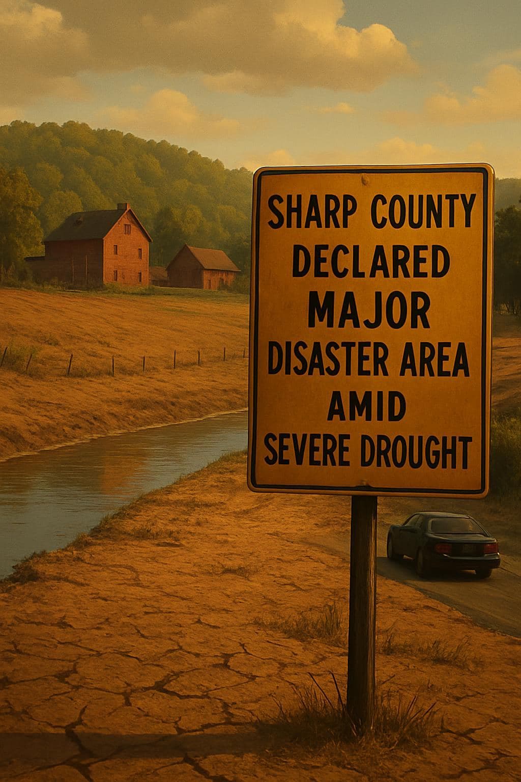 Sharp County Declared Major Disaster Area Amid Severe Drought