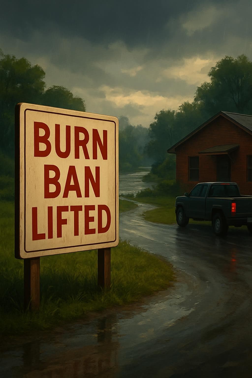 Burn Ban Lifted in Lawrence County Following Significant Rainfall