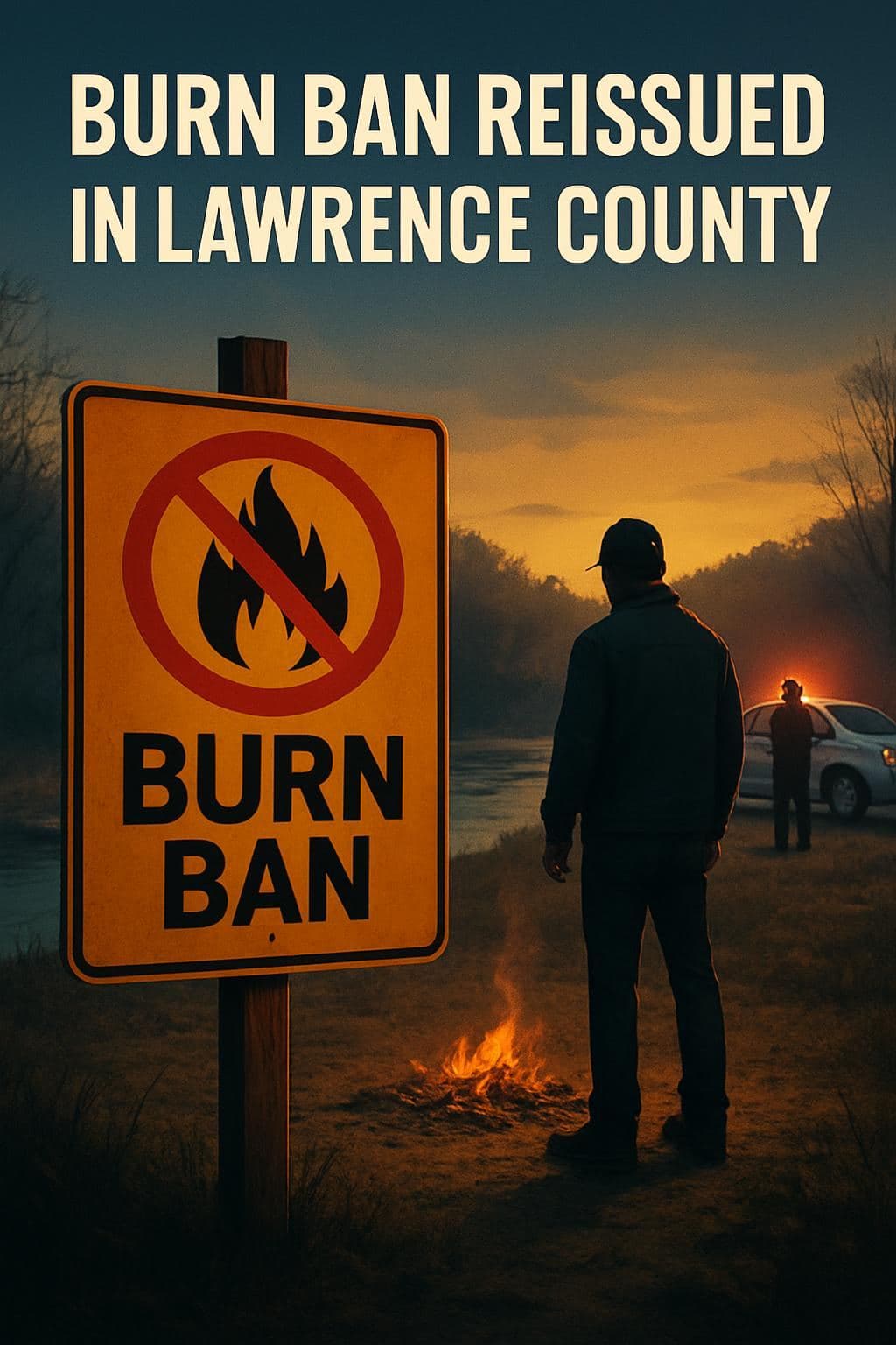 Burn Ban Reissued in Lawrence County