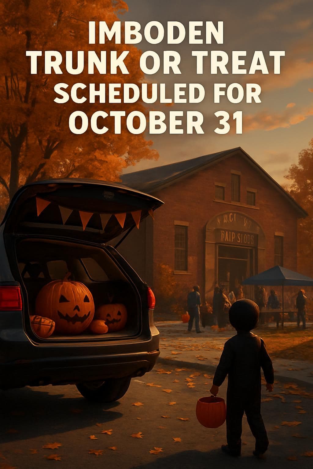 Imboden Trunk or Treat Scheduled for October 31