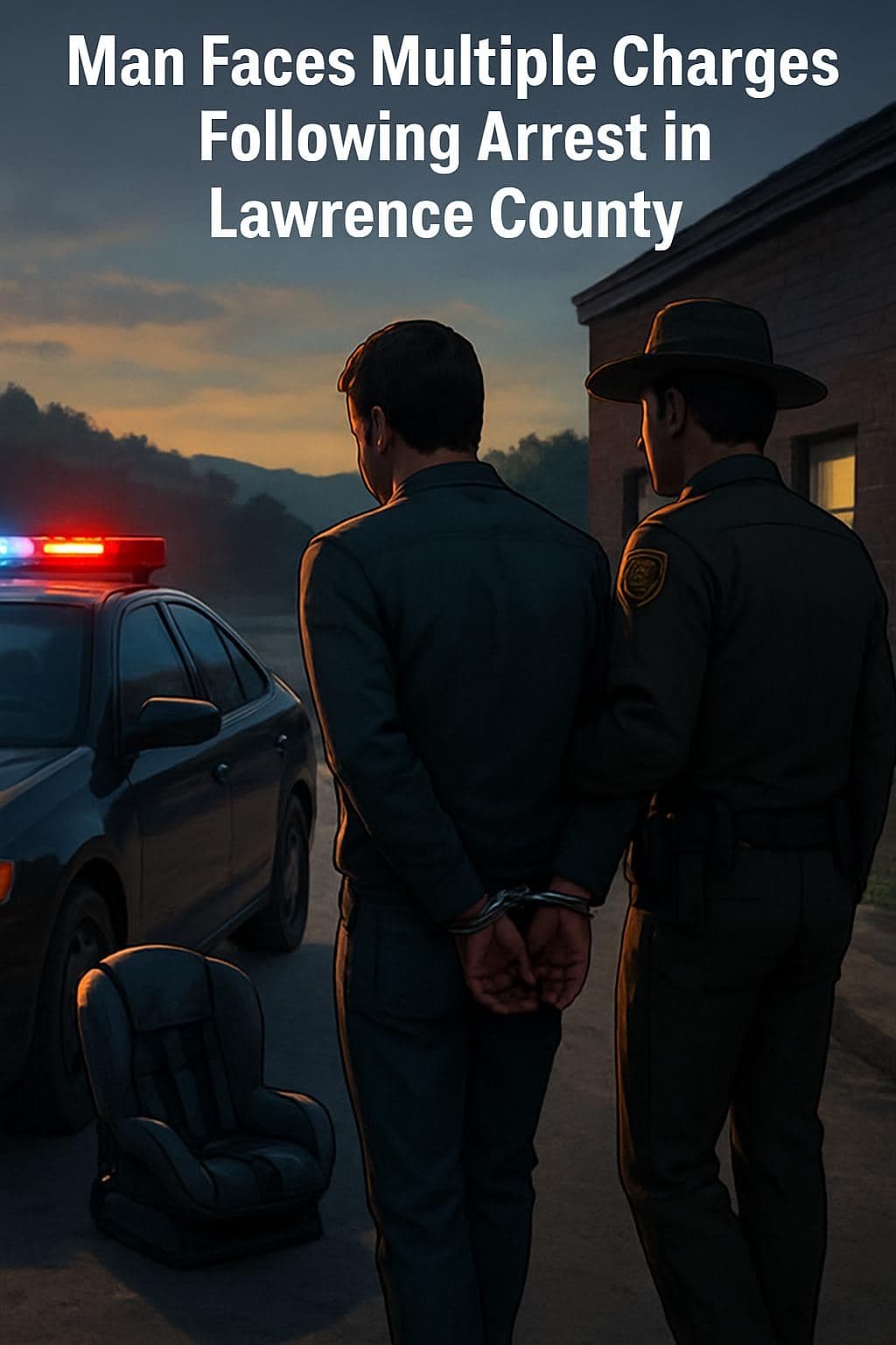 Man Faces Multiple Charges Following Arrest in Lawrence County