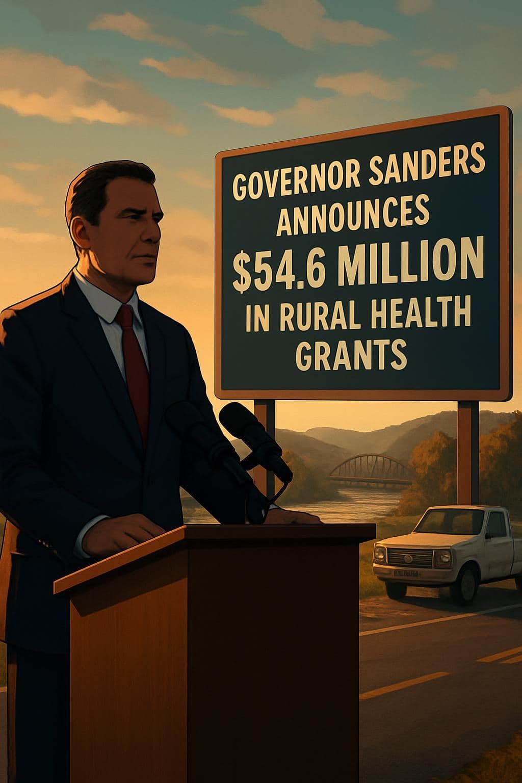 Governor Sanders Announces $54.6 Million in Rural Health Grants