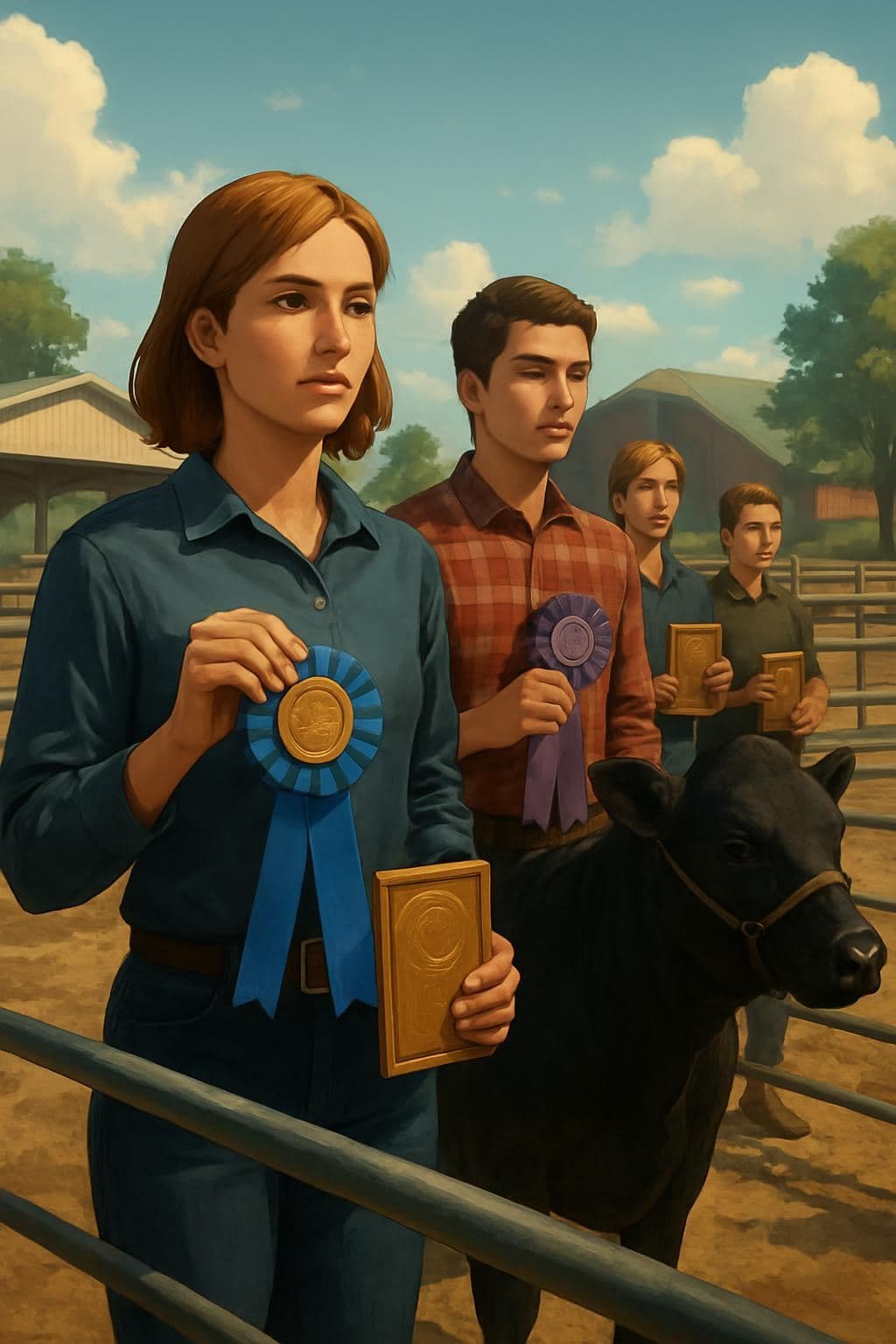 Izard County STEM School Livestock Team Excels at District Fair
