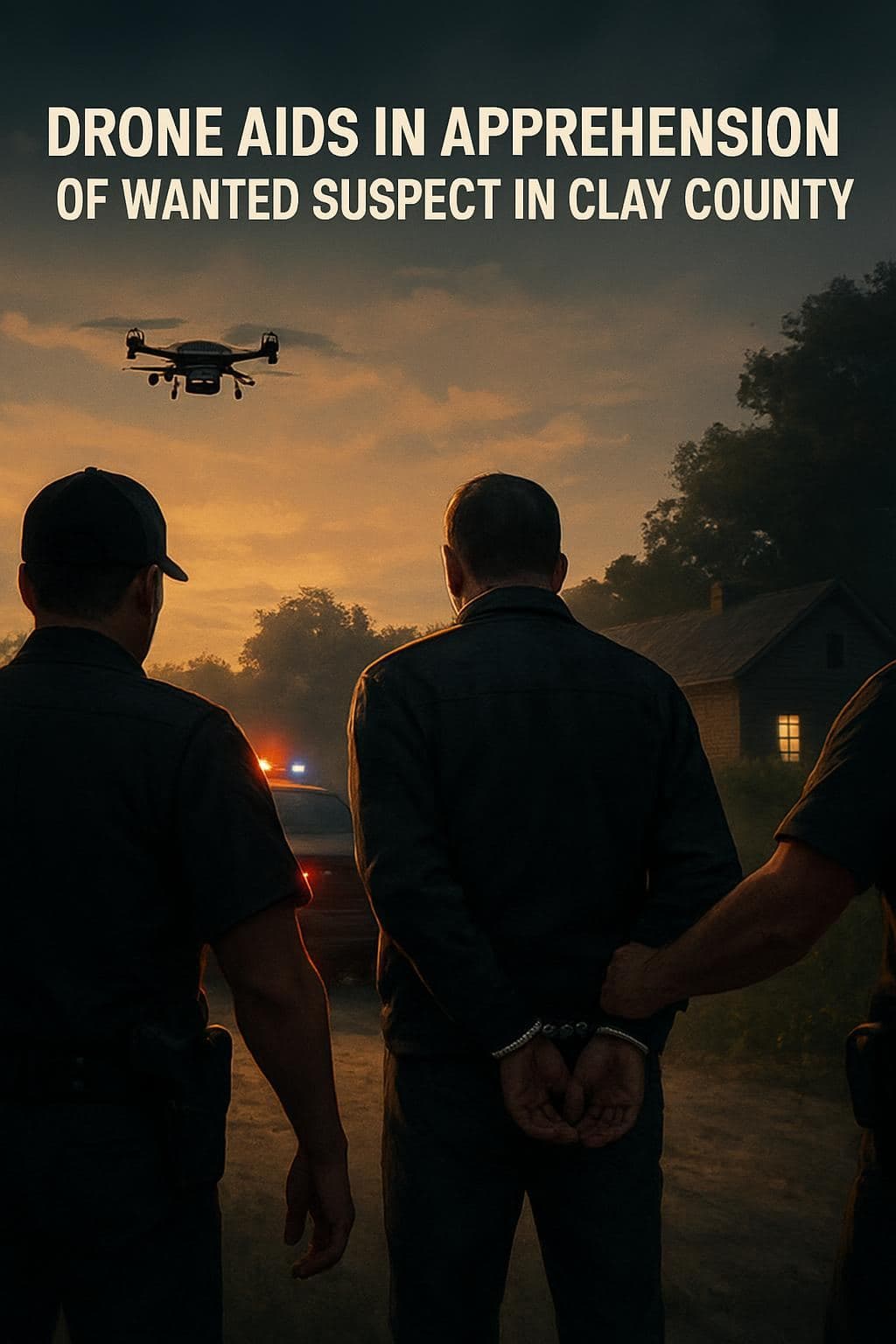 Drone Aids in Apprehension of Wanted Suspect in Clay County