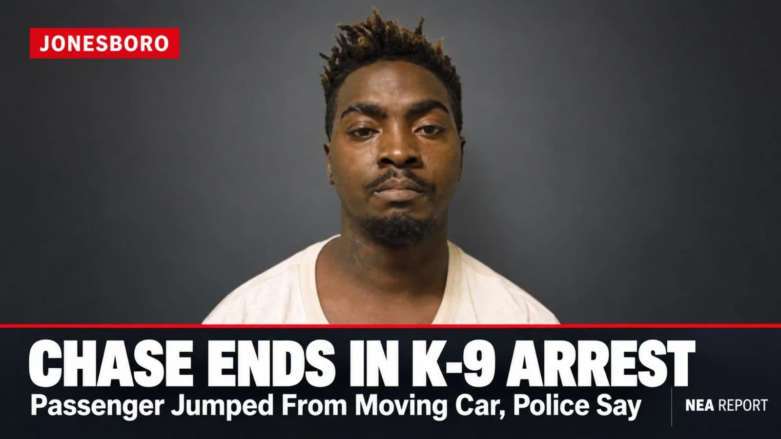 Passenger Jumps from Moving Vehicle During Police Chase in Jonesboro, Driver Arrested