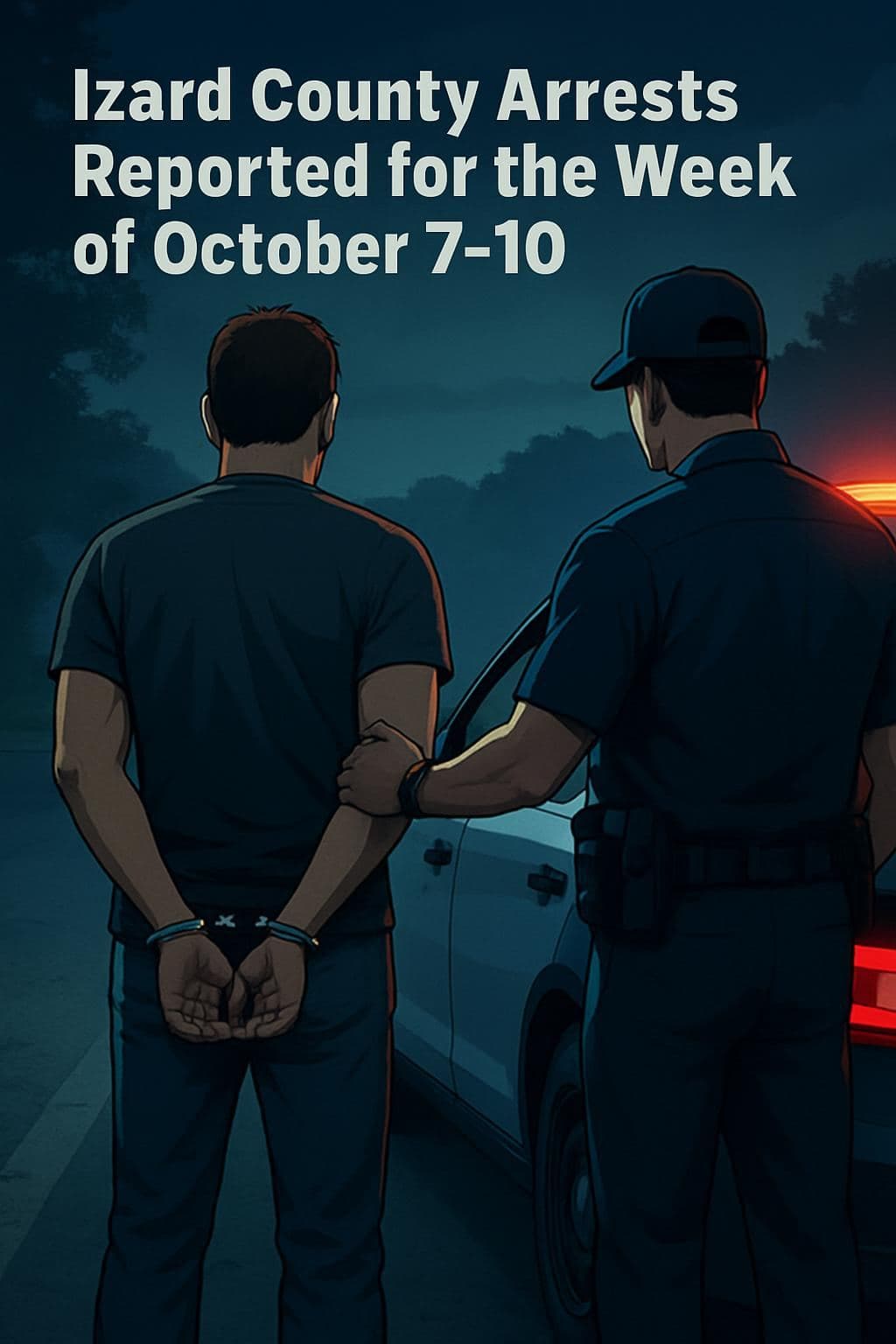 Izard County Arrests Reported for the Week of October 7-10