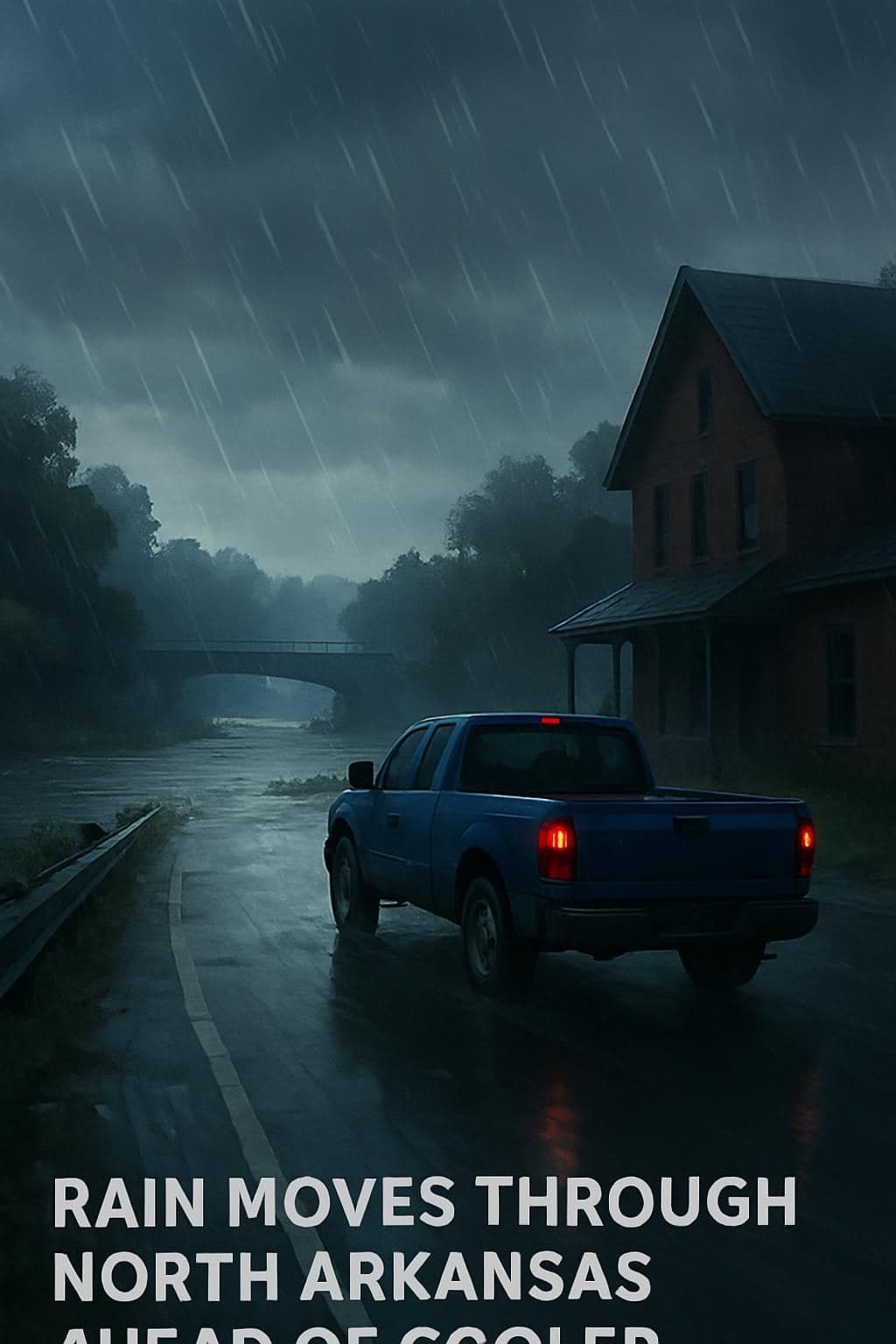 Rain Moves Through North Arkansas Ahead of Cooler Weather