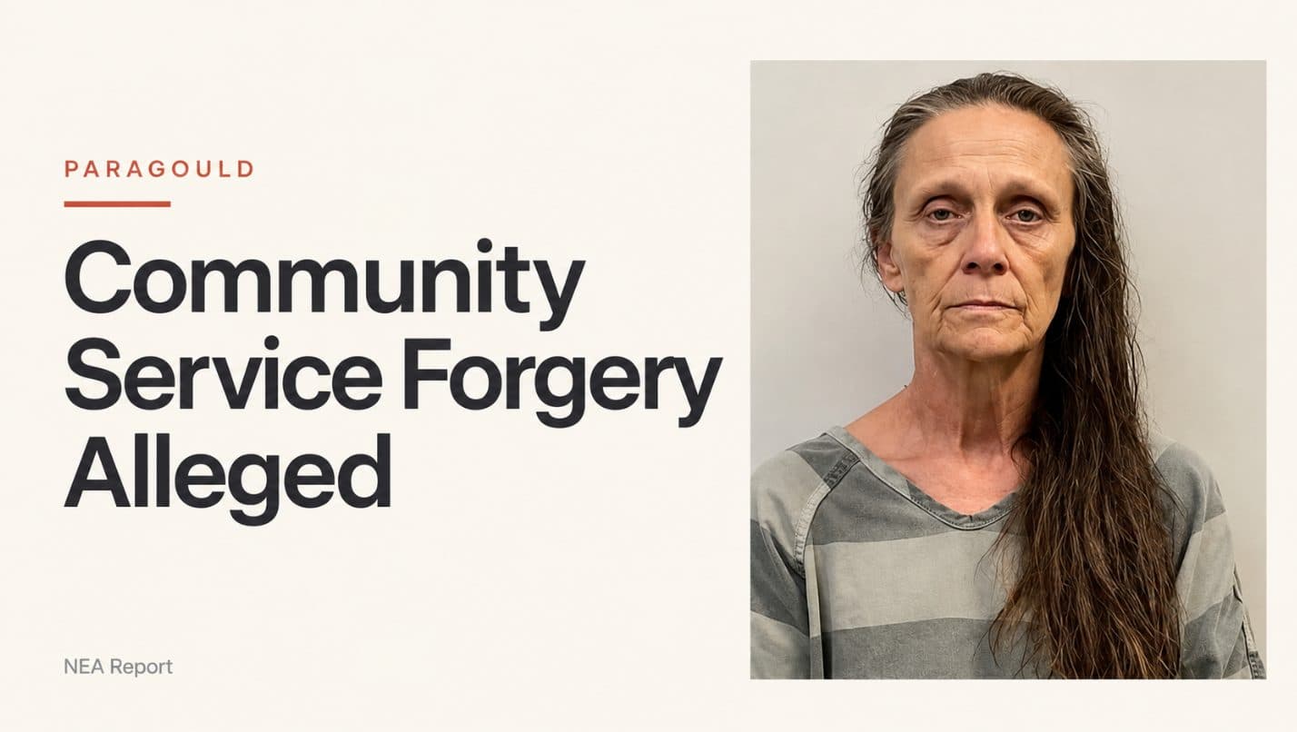 Paragould Woman Accused of Forging Community Service Records