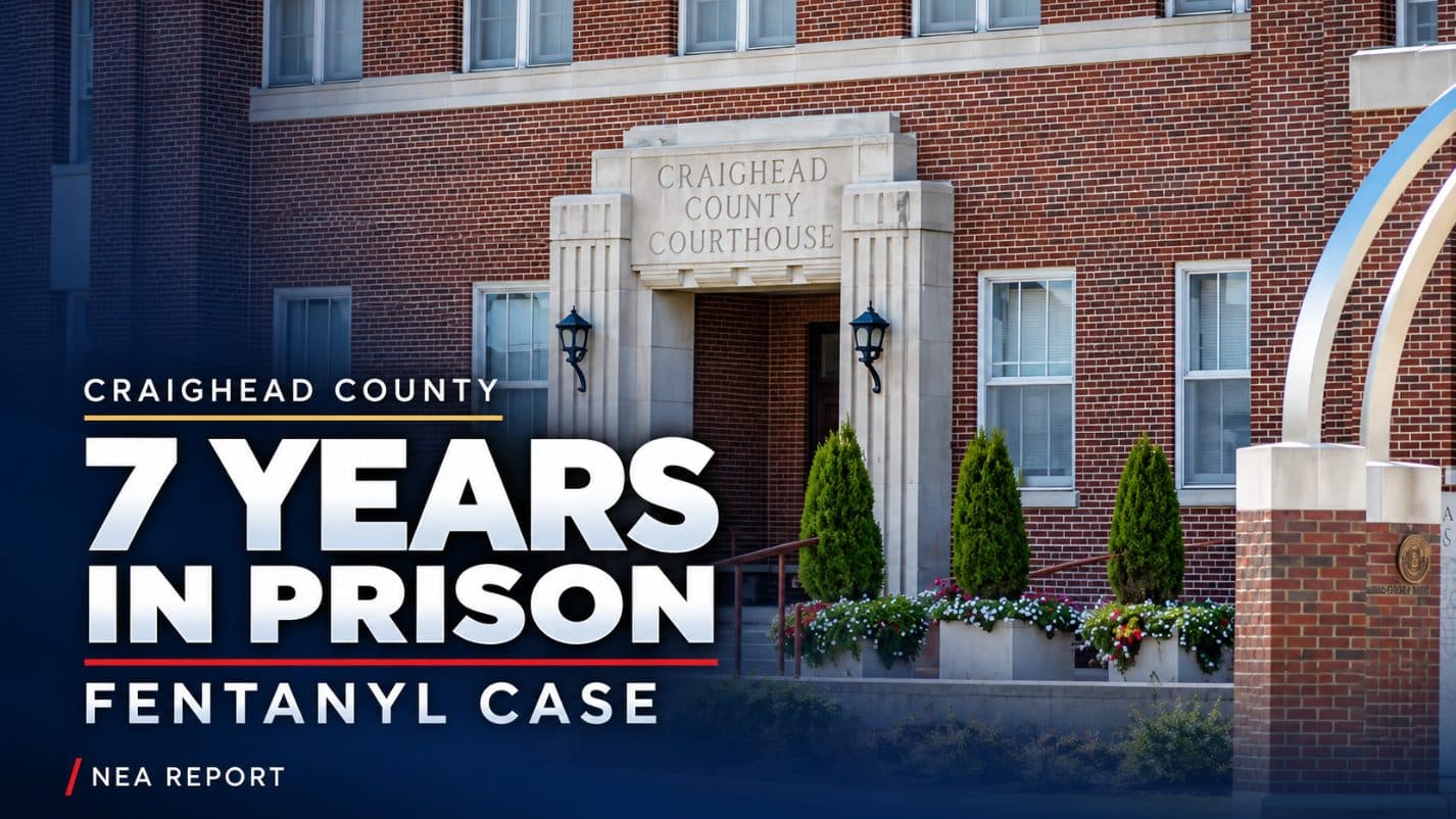 Jonesboro Man Sentenced to Seven Years in Prison for Fentanyl Possession