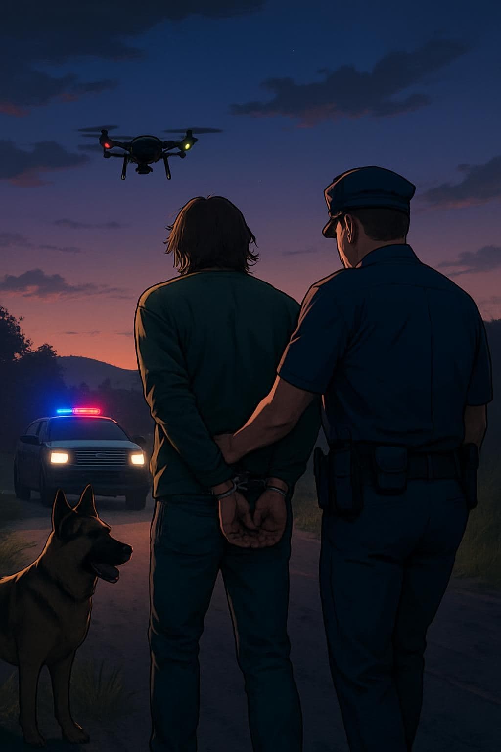 Hoxie Man Arrested After Fleeing Police, Drone and K-9 Deployed