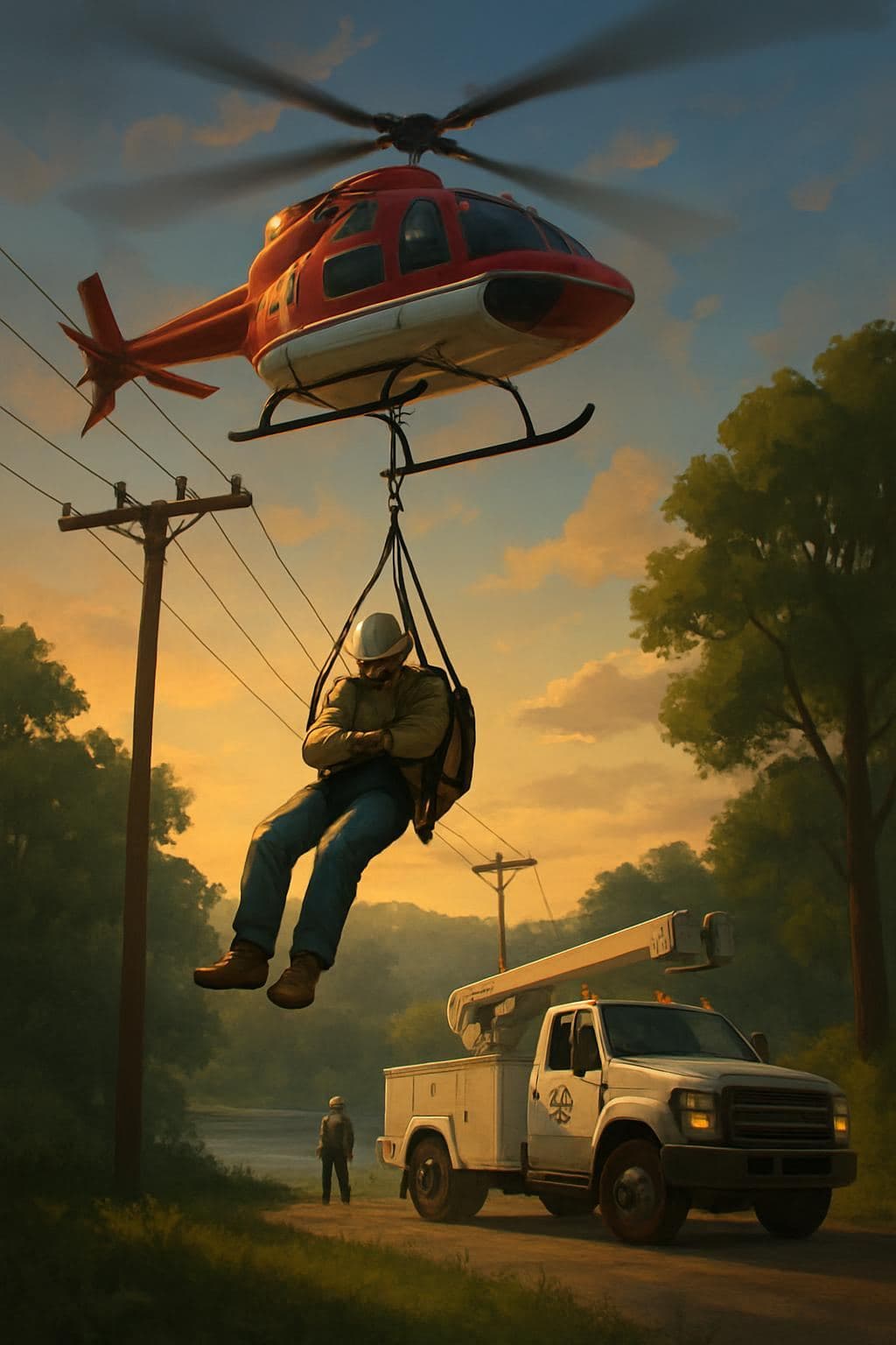 North Arkansas Electric Lineman Airlifted After Ozark Acres Accident