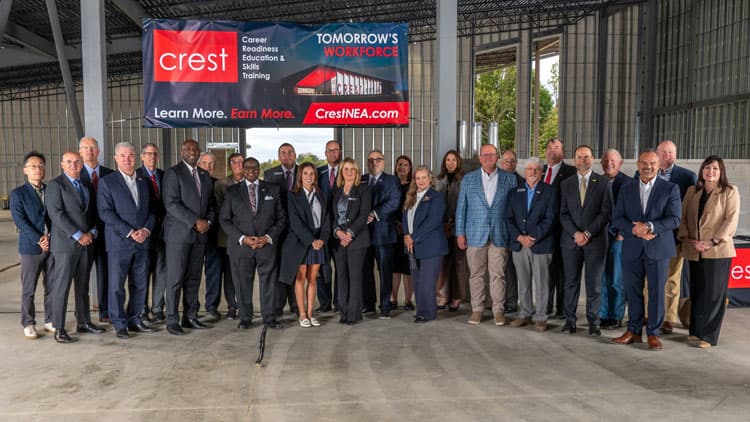 CREST Center Celebrates Progress in Workforce Training Facility Construction