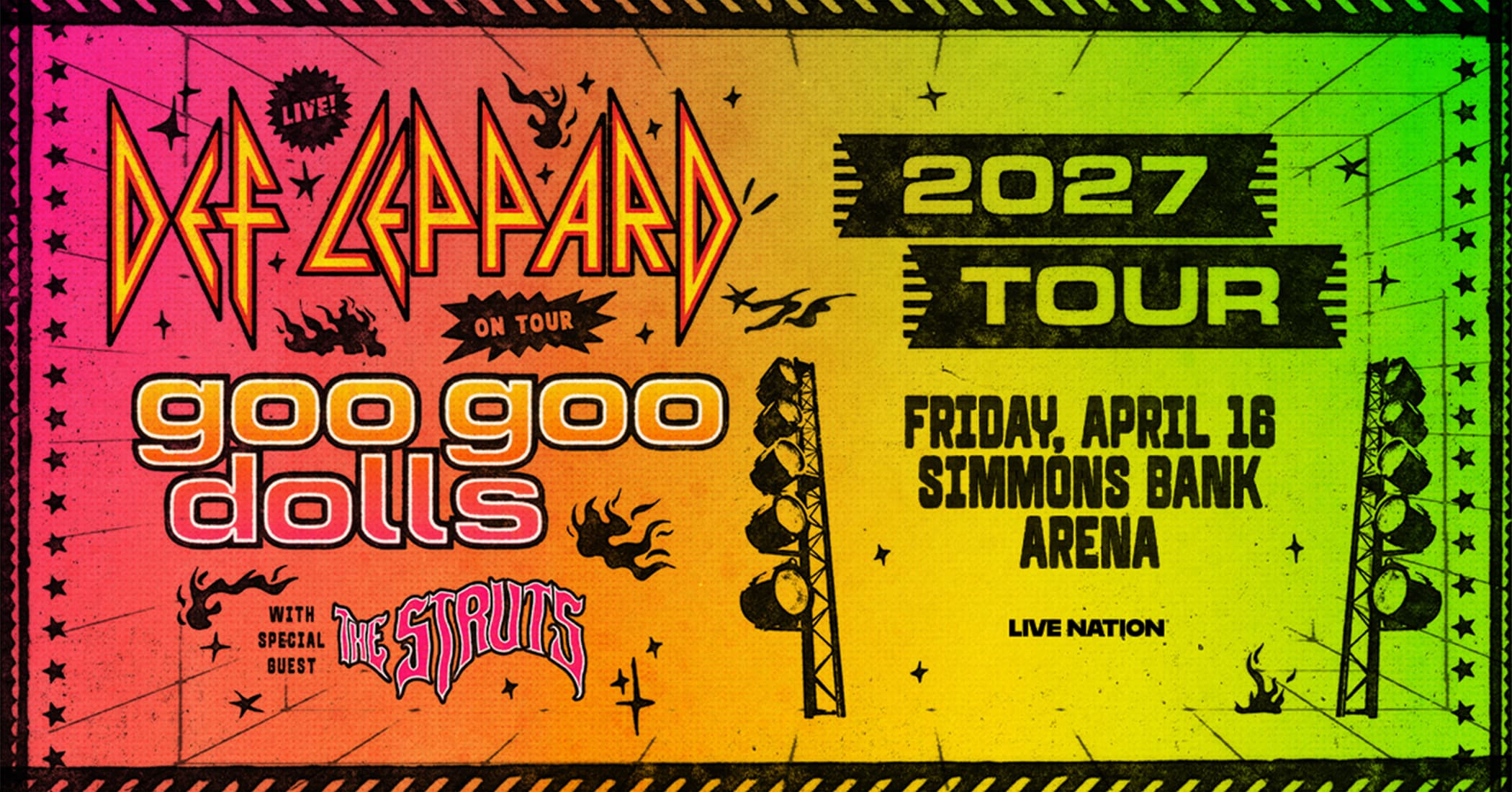 Def Leppard and Goo Goo Dolls to Perform in North Little Rock