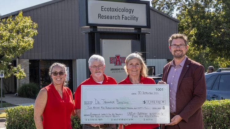 A-State Secures $2.6 Million Grant to Study Animal Health in Delta Region