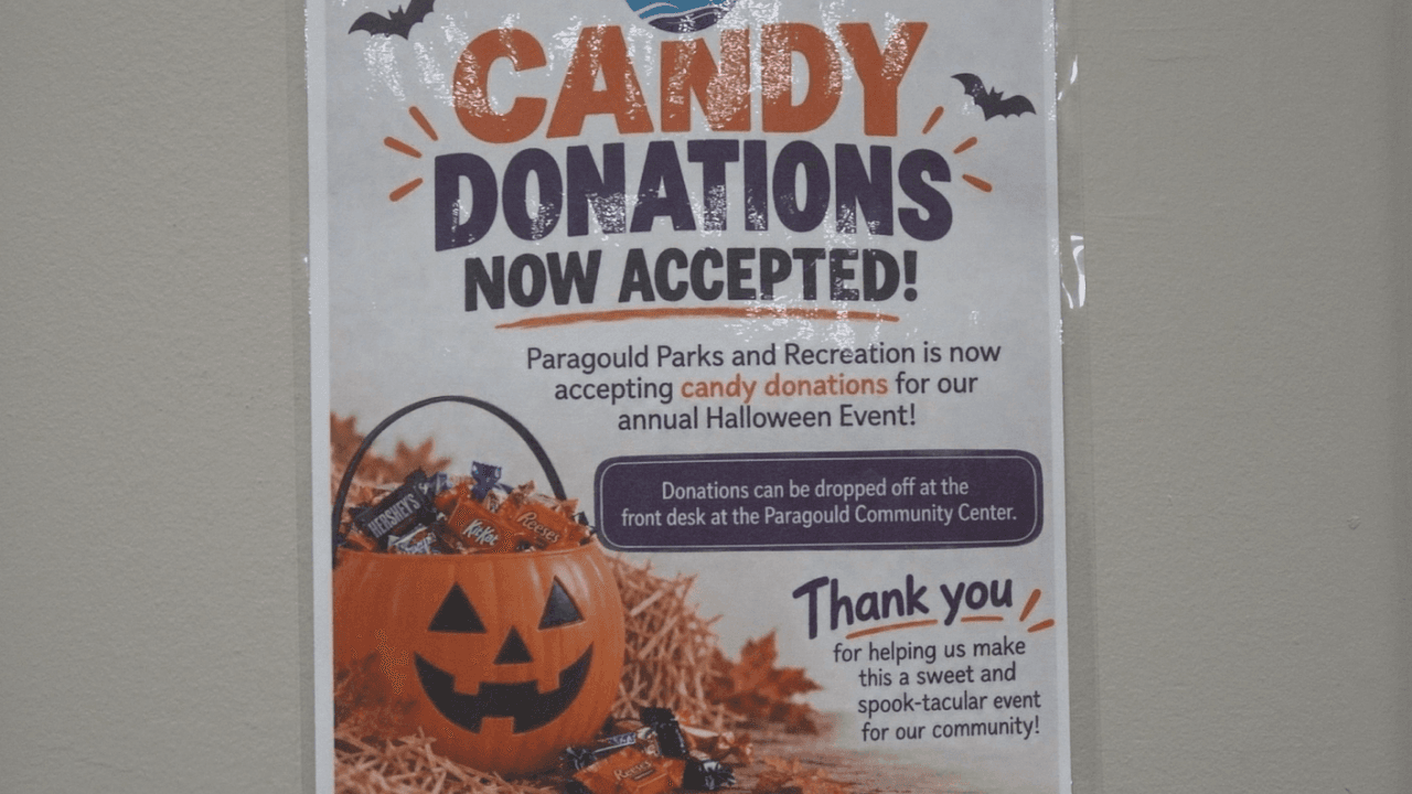 Paragould Parks Department Seeks Candy Donations for Annual Halloween Event