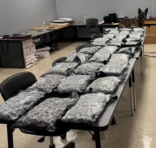 State Police Seize 60 Pounds of Marijuana in Pope County Traffic Stops