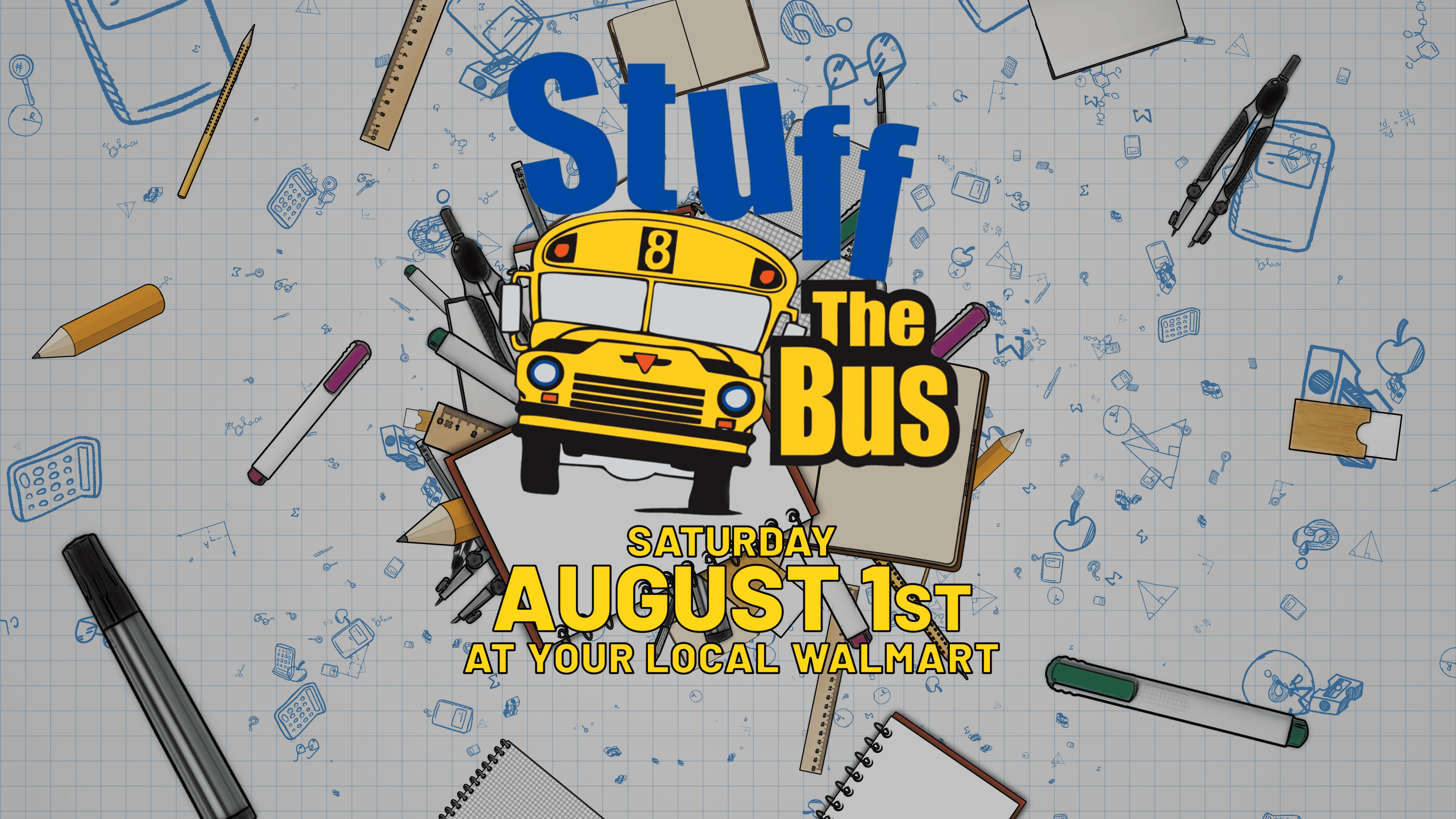 ‘Stuff the Bus’ School Supply Drive Set for Saturday, Aug. 1