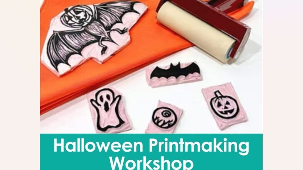 Batesville Arts Council Hosts Halloween Printmaking Workshop