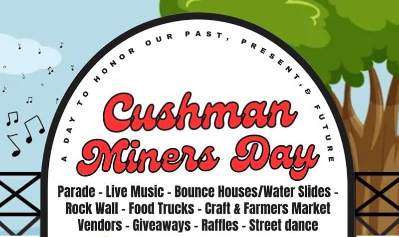 Free Family Entertainment, Parade, and Live Music Highlight Cushman Miners Day