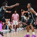 Smith’s Triple-Double Leads Arkansas Past Canadian Champions