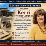 Historical Society to Host Journalist for Family Storytelling Workshop