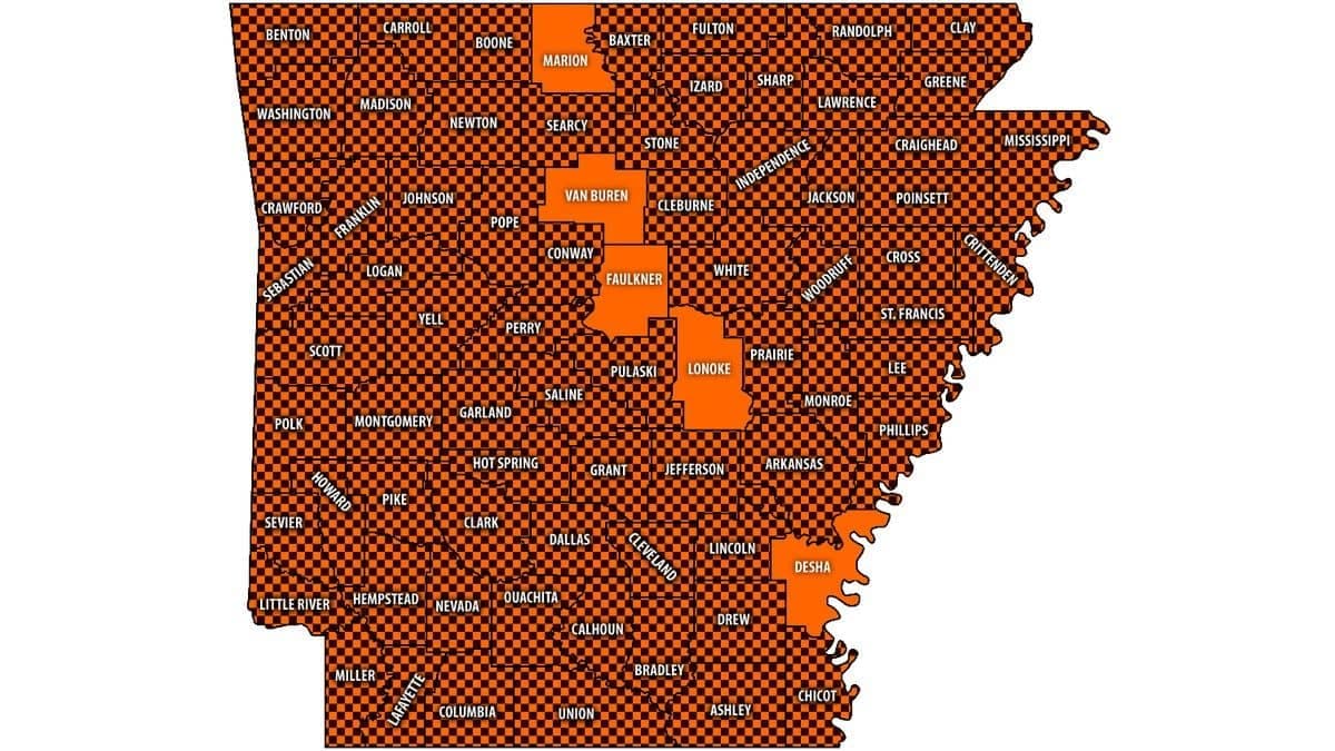Entire State of Arkansas at High Risk for Wildfires