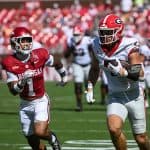 No. 2 Georgia Overpowers Arkansas in SEC Matchup