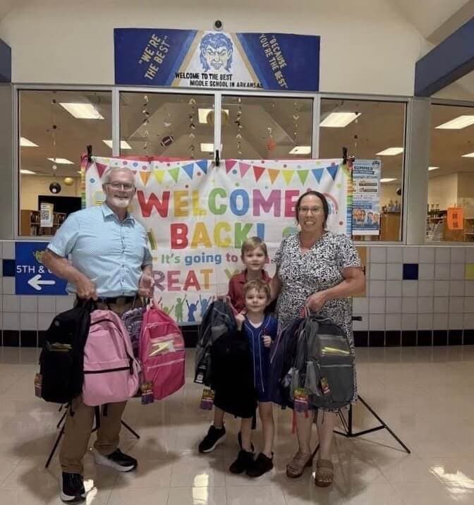 Local Group Distributes 51 Backpacks to Schools in Baxter, Boone, and Marion Counties