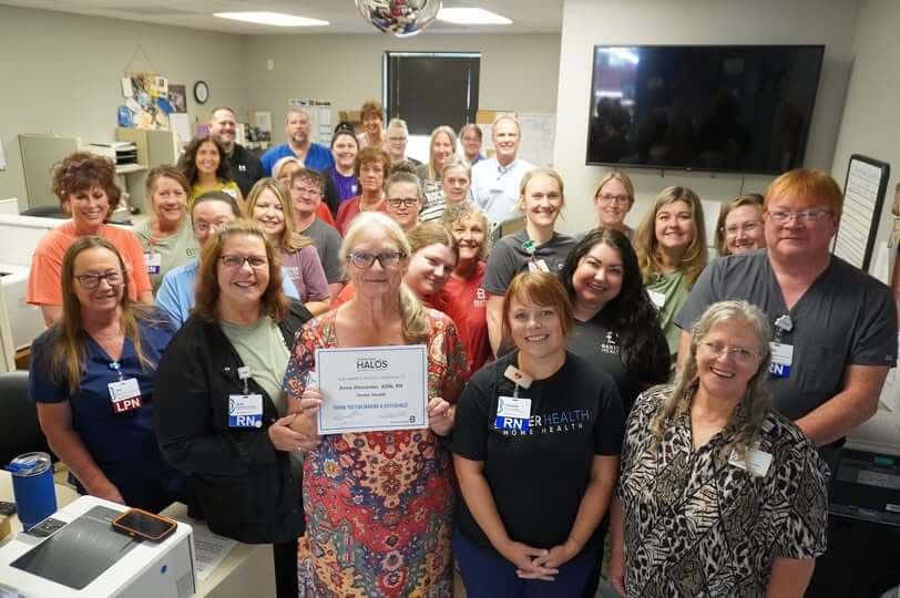 Baxter Health Nurse Recognized with Heroes with Halos Award