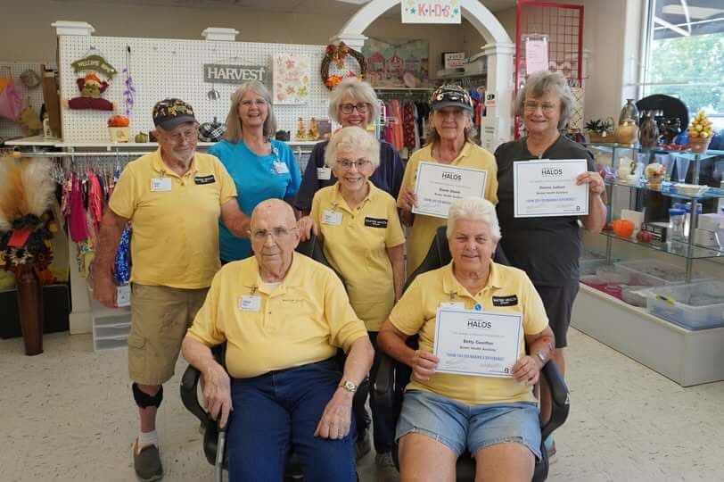 Bargain Box Volunteers Honored with Heroes with Halos Awards
