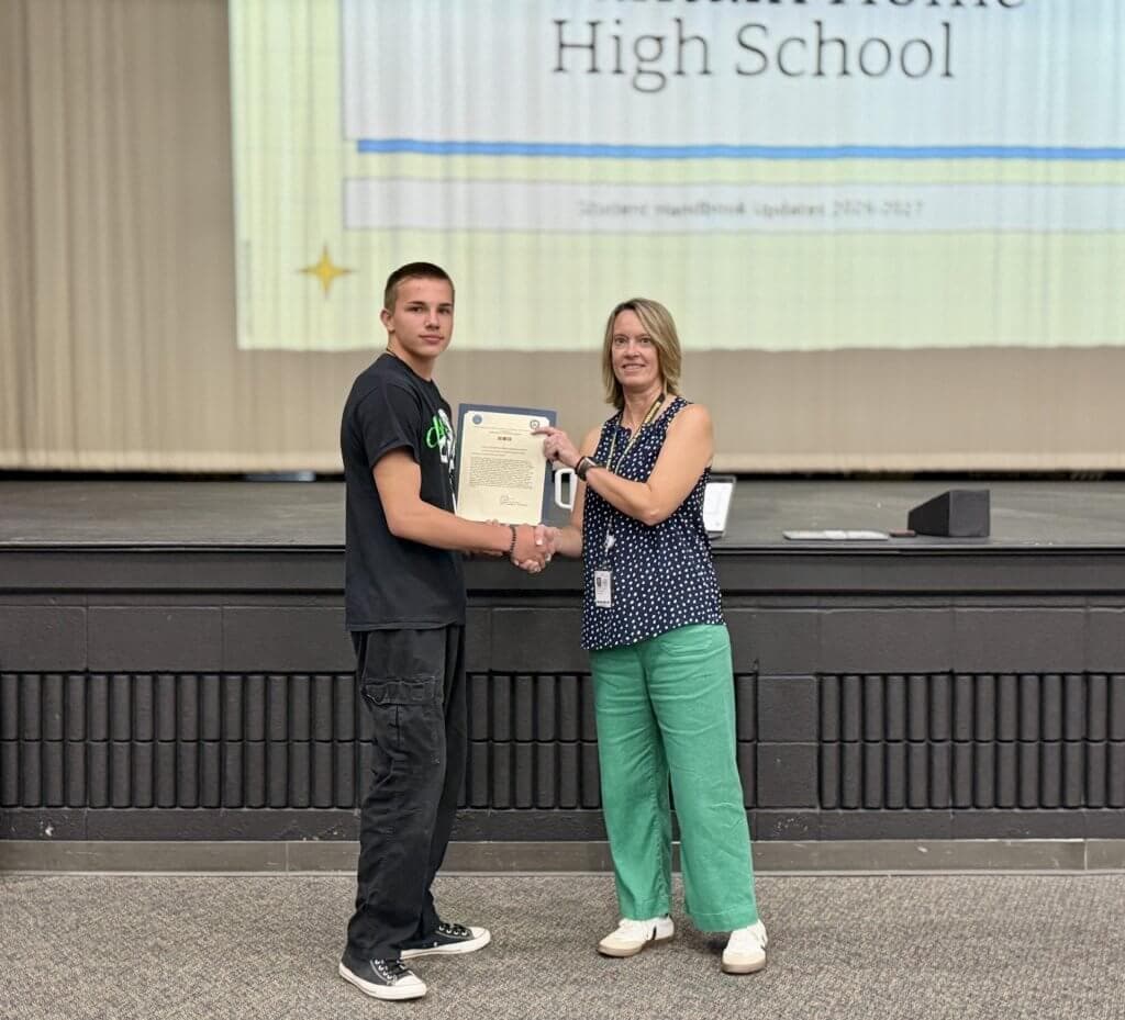 Mountain Home Student Honored for Saving Classmate’s Life