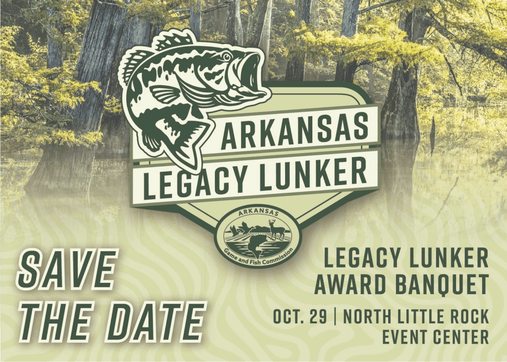 Legacy Lunker Awards Banquet to Highlight Bass Fishing in Arkansas