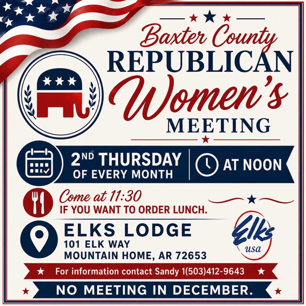 Baxter County Republican Women Hold Monthly Meetings