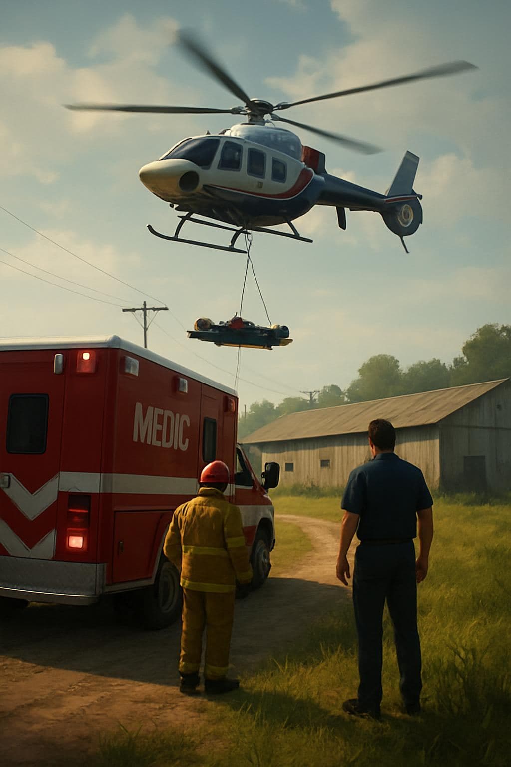 Woman Airlifted After Severe Electric Shock At Poultry Facility