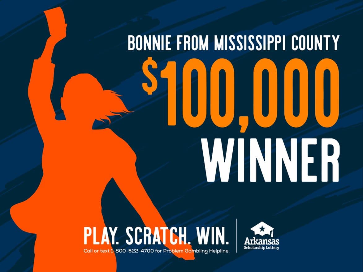 Mississippi County Woman Wins $100,000 on Random Scratch-Off
