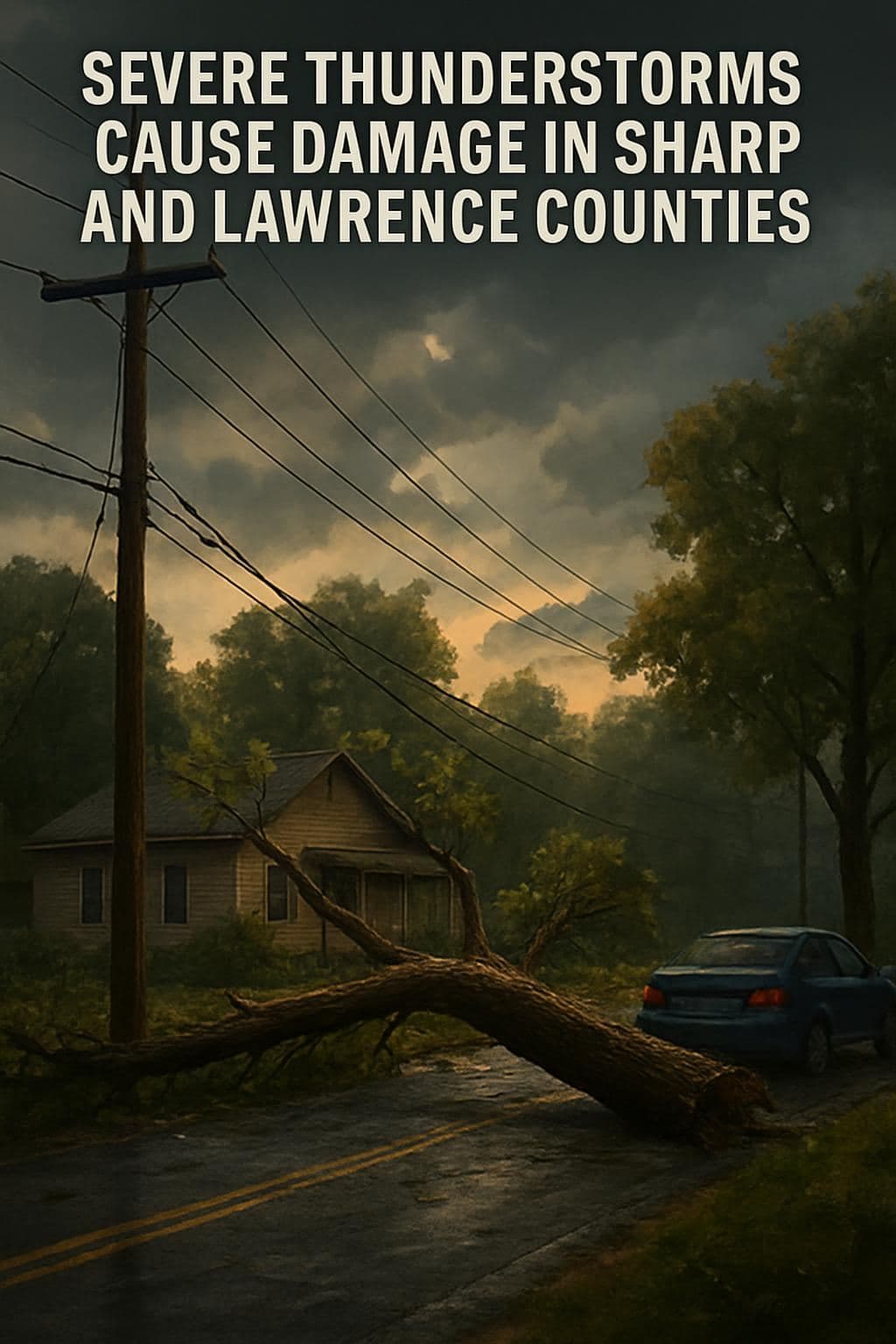 Severe Thunderstorms Cause Damage in Sharp and Lawrence Counties